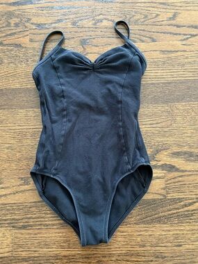 Wear Moi Black Cotton Ballet Leotard